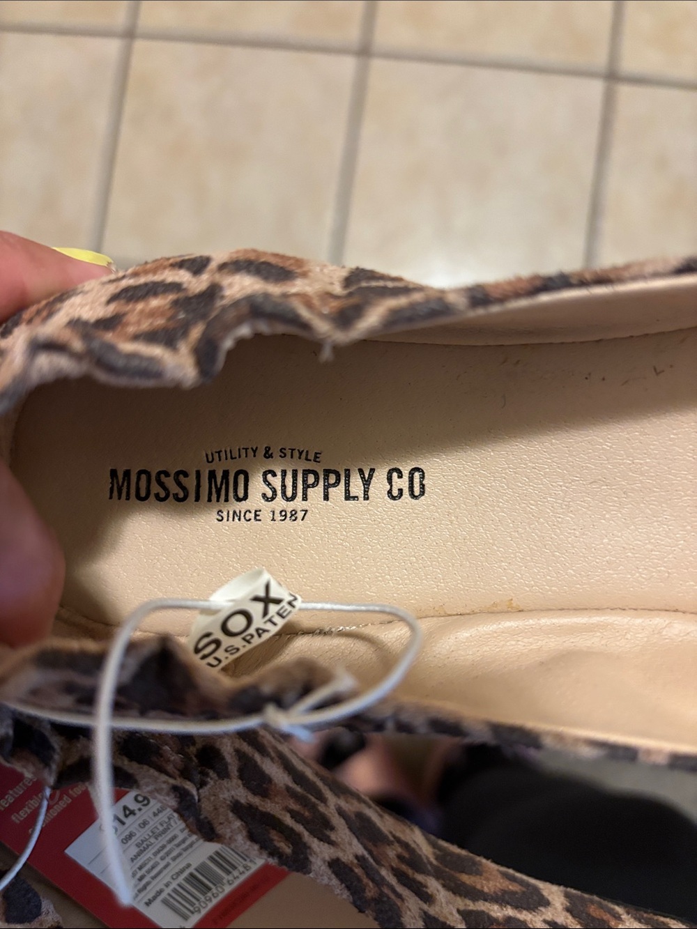 Mossimo Supply Co. Leopard Print Ballet Flats - tan & black - Picture 2 of 5